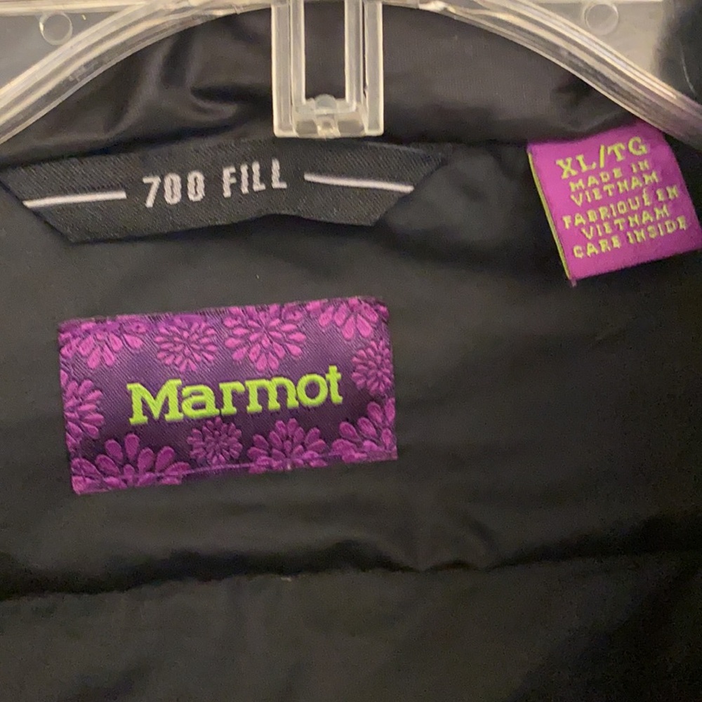 Marmot 700 Down Fill Girls Jacket black XL - Picture 3 of 5
